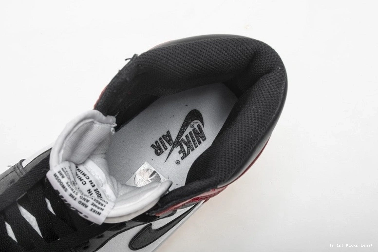 Toe 555088-125 OG Air Black 1 Retro Jordan High 1107